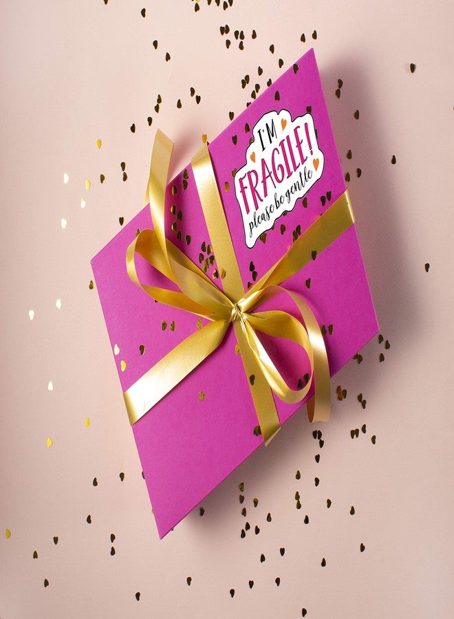 دي2سي ملصق مطبوع عليه عبارة "أنا هش، يرجى التعامل معه برفق" لتغليف الهدايا، مثالي لتغليف الهدايا، والتعبئة والتغليف، وللشركات الصغيرة، وهدايا الشركات (64) - Image 5